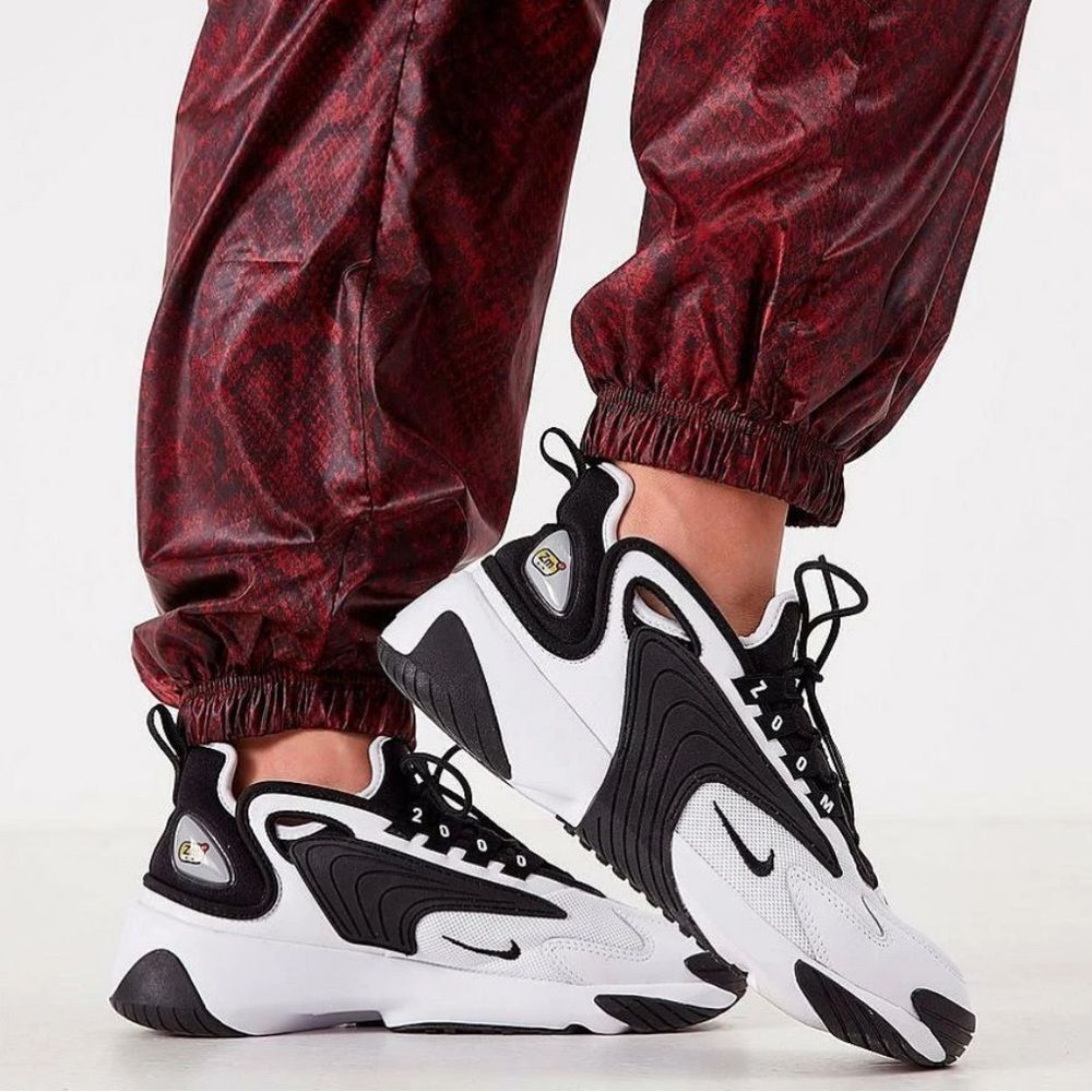 Nike Red And Black Python Print Woven Jogger Pant… - image 6